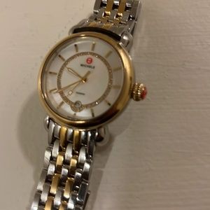 Michele Diamond Deco Watch